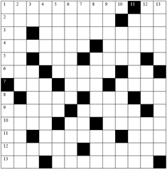 Careu de cuvinte încrucișate - Nr. 23