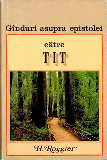 Gânduri asupra epistolei către TIT